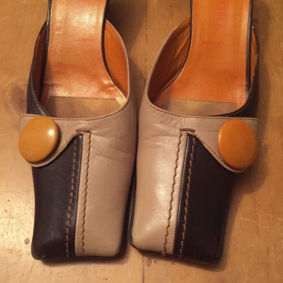 Miu Miu🔥shoes 37.5🌙mules - Picture 1 of 6